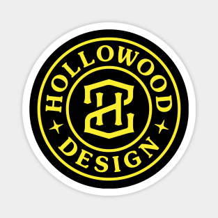 Hollowood Design badge logo Magnet